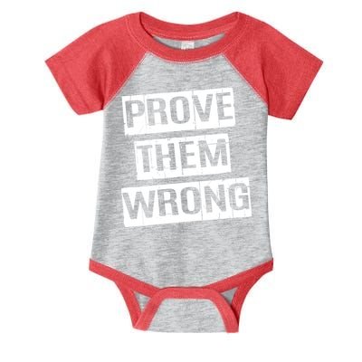Prove Them Wrong Infant Baby Jersey Bodysuit