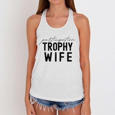 Participation Trophy Wife Women's Knotted Racerback Tank