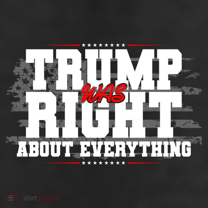 Patriotic Trump Was Right About Everything USA Flag Cool Comfort Performance Bucket Hat