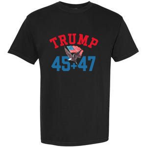 Patriotic Trump Won 45 And 47 Victory Winner Trump Wins Garment-Dyed Heavyweight T-Shirt