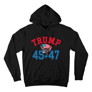 Patriotic Trump Won 45 And 47 Victory Winner Trump Wins Hoodie