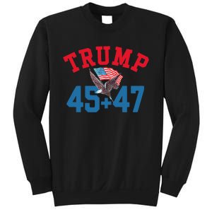 Patriotic Trump Won 45 And 47 Victory Winner Trump Wins Sweatshirt