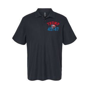 Patriotic Trump Won 45 And 47 Victory Winner Trump Wins Softstyle Adult Sport Polo