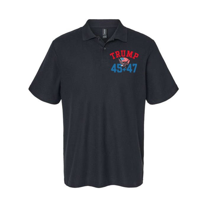 Patriotic Trump Won 45 And 47 Victory Winner Trump Wins Softstyle Adult Sport Polo