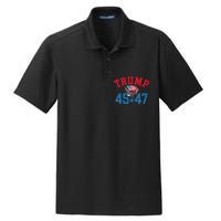 Patriotic Trump Won 45 And 47 Victory Winner Trump Wins Dry Zone Grid Polo