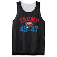 Patriotic Trump Won 45 And 47 Victory Winner Trump Wins Mesh Reversible Basketball Jersey Tank