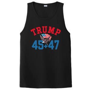 Patriotic Trump Won 45 And 47 Victory Winner Trump Wins PosiCharge Competitor Tank