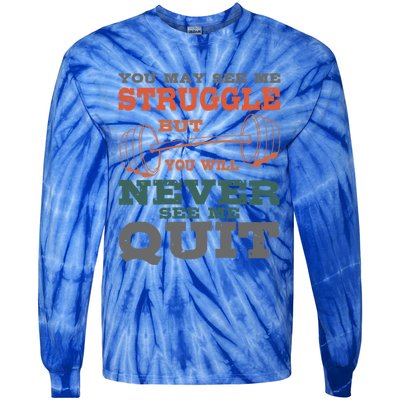 Personal Trainer Workout Coach Gym Instructor Fitness Gift Tie-Dye Long Sleeve Shirt