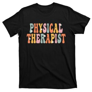 Physical Therapist Week Groovy Appreciation Day T-Shirt