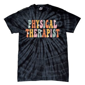 Physical Therapist Week Groovy Appreciation Day Tie-Dye T-Shirt