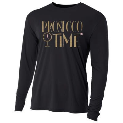 Prosecco Time Wo Parties Girl Night Out Cocktail Party Cooling Performance Long Sleeve Crew