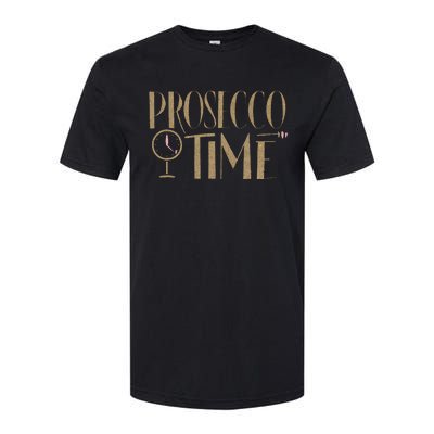 Prosecco Time Wo Parties Girl Night Out Cocktail Party Softstyle CVC T-Shirt