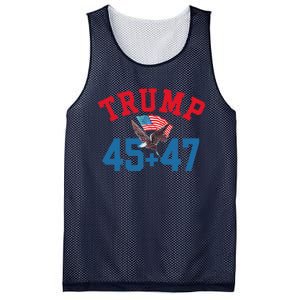 Patriotic Trump Won 45 And 47 Victory Winner Trump Wins Mesh Reversible Basketball Jersey Tank