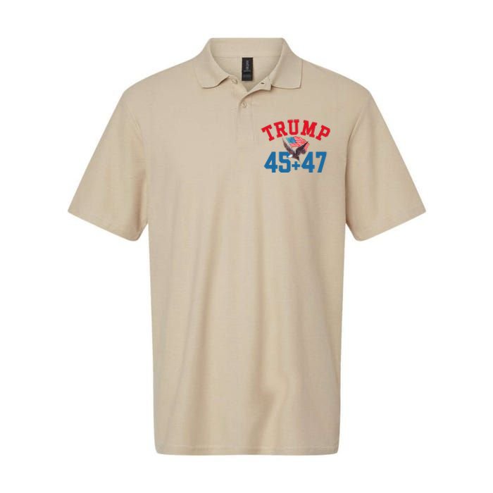 Patriotic Trump Won 45 And 47 Victory Winner Trump Wins Softstyle Adult Sport Polo