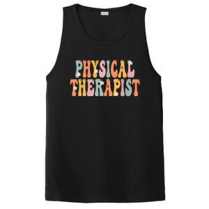 Physical Therapist Week Groovy Appreciation Day For Women PosiCharge Competitor Tank