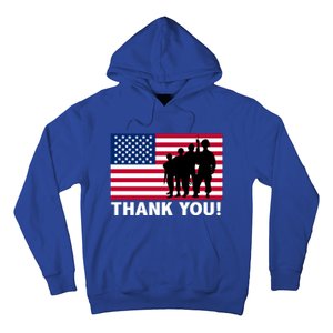 Patriotic Thank You Veterans Memorial Day Veterans Day Meaningful Gift Hoodie