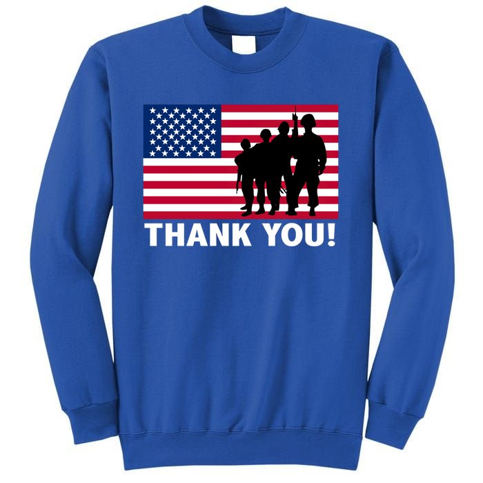 Patriotic Thank You Veterans Memorial Day Veterans Day Meaningful Gift Sweatshirt