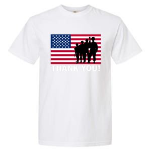 Patriotic Thank You Veterans Memorial Day Veterans Day Meaningful Gift Garment-Dyed Heavyweight T-Shirt