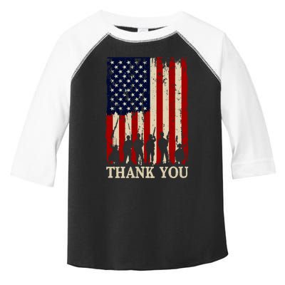 Patriotic Thank You Veterans Day American Flag Gifts Toddler Fine Jersey T-Shirt