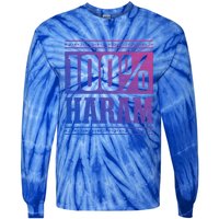 Prayer Unantastable 100% Haram Fasten Muslim Ramadan Gift Tie-Dye Long Sleeve Shirt