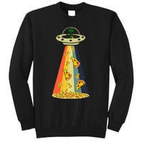 Pizza Ufo Alien Eating Pizza A Ufo Extraterrestrial Sweatshirt