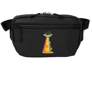 Pizza Ufo Alien Eating Pizza A Ufo Extraterrestrial Crossbody Pack