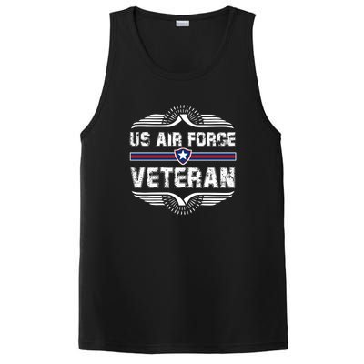 Proud US Air Force Veteran PosiCharge Competitor Tank