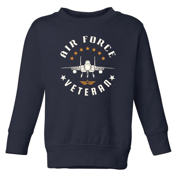 Proud US Air Force Veteran Toddler Sweatshirt