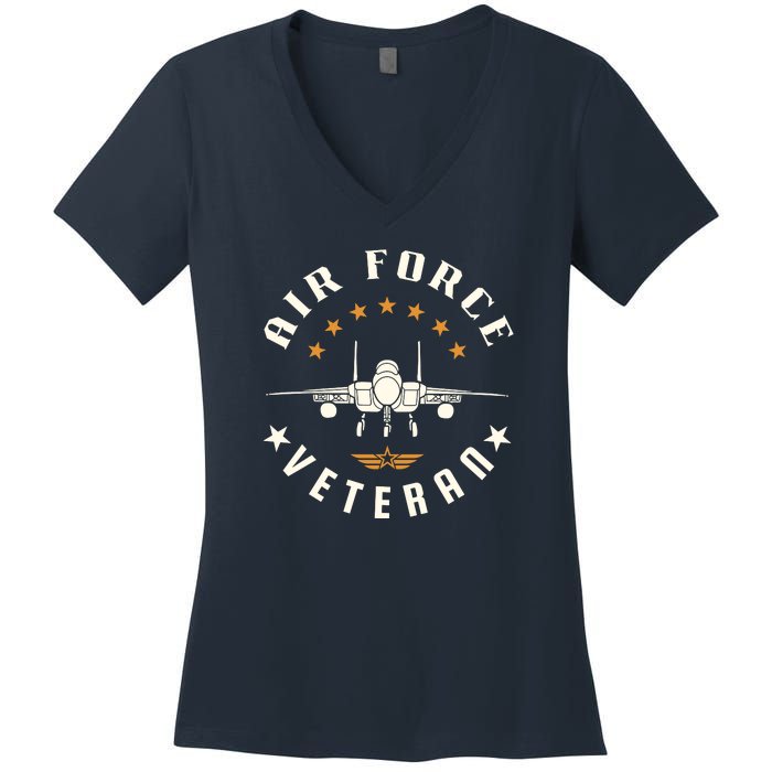 Proud US Air Force Veteran Women's V-Neck T-Shirt