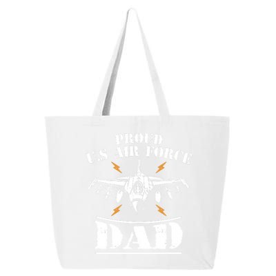 Proud Us Airforce Dad 25L Jumbo Tote