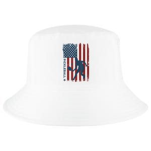 Pickleball Usa American Flag Pickle Ball Player Cool Comfort Performance Bucket Hat