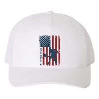 Pickleball Usa American Flag Pickle Ball Player Yupoong Adult 5-Panel Trucker Hat