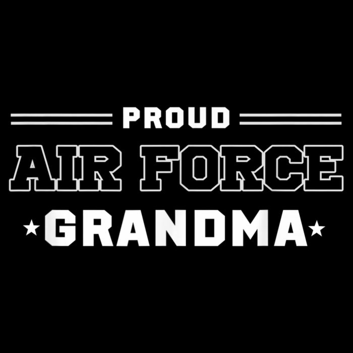 Proud US Air Force Grandma Military Pride Womens T-Shirt