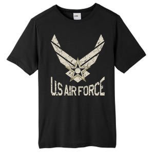 Proud US Air Force Veteran Tall Fusion ChromaSoft Performance T-Shirt