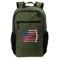 Patriotic USA American Flag Air Show Jets Backpack