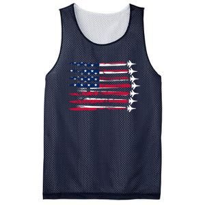 Patriotic USA American Flag Air Show Jets Mesh Reversible Basketball Jersey Tank