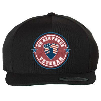 Proud US Air Force Veteran Wool Snapback Cap