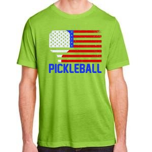 Pickeball USA American Flag Adult ChromaSoft Performance T-Shirt