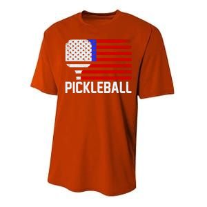 Pickeball USA American Flag Performance Sprint T-Shirt