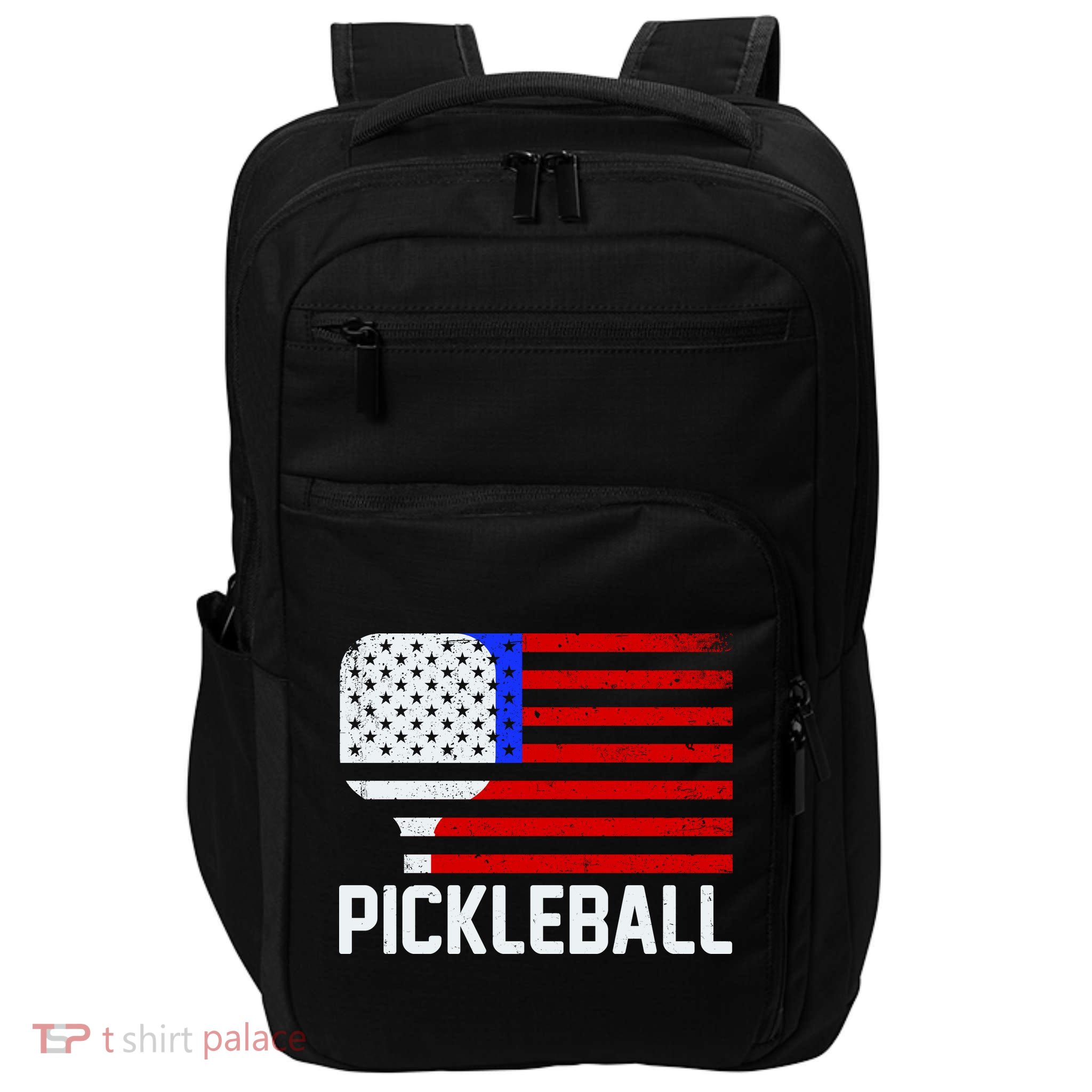 Pickeball USA American Flag Impact Tech Backpack