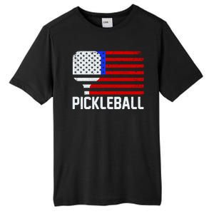 Pickeball USA American Flag Tall Fusion ChromaSoft Performance T-Shirt