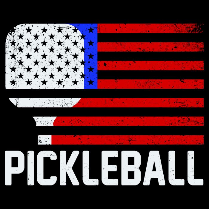 Pickeball USA American Flag Baby Bodysuit