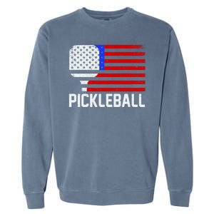 Pickeball USA American Flag Garment-Dyed Sweatshirt