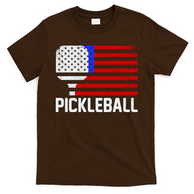 Pickeball USA American Flag T-Shirt