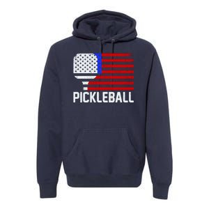 Pickeball USA American Flag Premium Hoodie