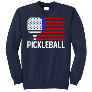 Pickeball USA American Flag Tall Sweatshirt