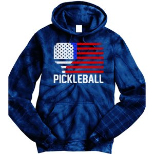 Pickeball USA American Flag Tie Dye Hoodie