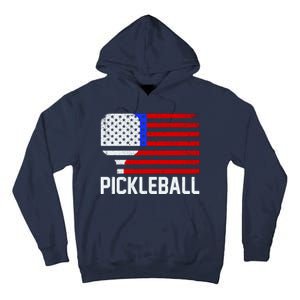 Pickeball USA American Flag Tall Hoodie