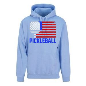 Pickeball USA American Flag Unisex Surf Hoodie