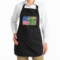 Pickleball US American Flag Pickle With Paddle Pickle Ball Apron